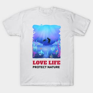 Love Life Protect Nature No. 2 T-Shirt